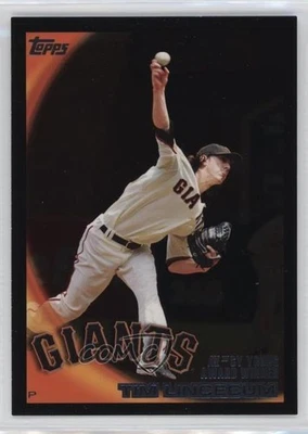 2010 Topps Award Winner Wal-Mart Black Tim Lincecum #9 - Image 1 of 2