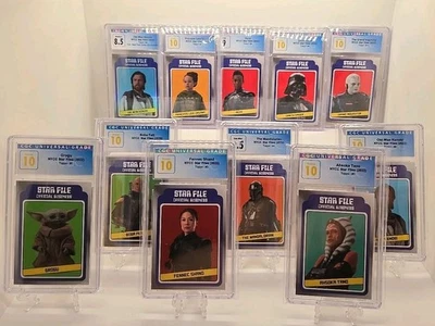 2022 Topps NYCC Star Wars Star Files CGC Graded SET PRISTINE 10'S - Image 1 of 4