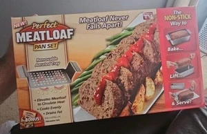ALL STAR Perfect Hackbraten Pfanne Set herausnehmbare Schale Abtropft Fett gesünder Kochen - Bild 1 von 4