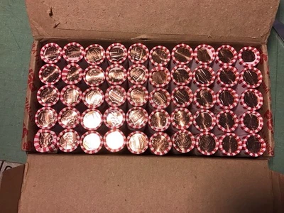 2025 D Lincoln Cent Penny Full Box (50 Rolls) BU UNC OBW - Image 1 of 4