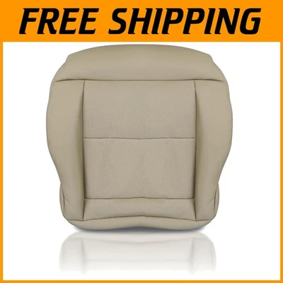 Funda de asiento de cuero tostado ajuste personalizado para el lado del conductor - se adapta a Mercedes Benz E350 E550 Foto 1 de 4