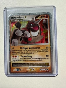 Rihornior LV.X DP29 Diamond and Pearl Blackstar Promo - MP - German Pokemon - Bild 1 von 2