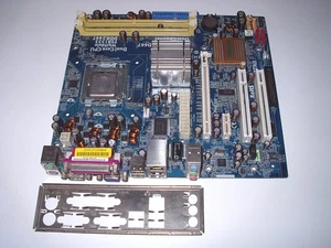 Mainboard ASRock Wolfdale1333-D667 Sockel 775 + CPU Intel Pentium Dual-Core 2,0 - Bild 1 von 4