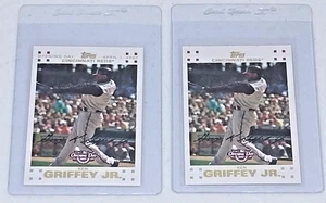 Ken Griffey Jr. 2007 Topps Opening Day Gold #d/2007 Parallel + Base Card #104 NM - Picture 1 of 3