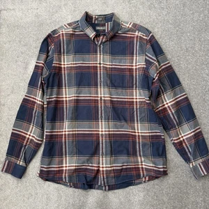 Eddie Bauer Shirt Mens Tall XL Plaid Flannel Classic Fit Button Down Long Sleeve - Picture 1 of 7