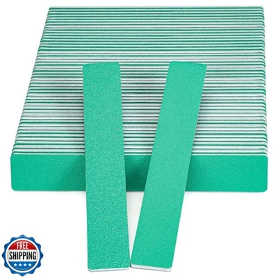 GazePlus Nail File, 50 Pcs Nail Files 7" Long 100/180 Grit for Ac - Image 1 of 4