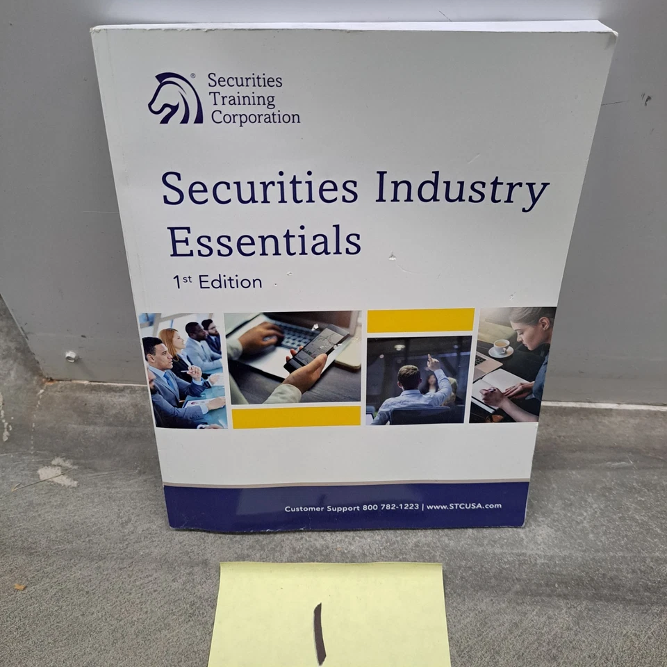 Securities Training Corporation STC Securities Industries Essentials 1st Edition - Image 1 of 1