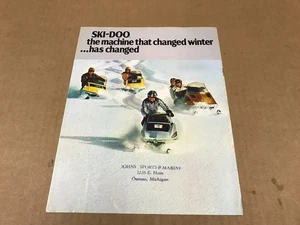Vintage 1972 Ski-Doo Dealership Salesman Brochure - Bild 1 von 3