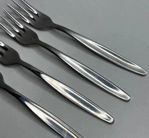 Norpro Stainless Flatware 4 Cocktail Forks 18/8 Vintage Replacement - Picture 1 of 6