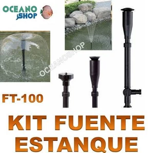 KIT DE FUENTE O ESTANQUE SOBO FT-100 DIFUSOR CON BOQUILLAS BOMBA AGUA CASCADA - Imagen 1 de 1
