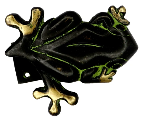 Frog Shape Door bell Antique Style Handmade Solid Brass Door Knocker Home Décor Cover