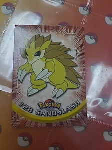 SANDSLASH TOPPS CHROME 2000 POKEMON CARD #28 POKÉMON NM RARE LOOK - Picture 1 of 2