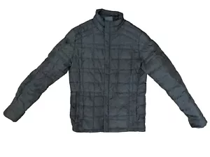 Men’s Sierra Designs Dri Down 650 Quilted Jacket Dark Gray Sz M - Picture 1 of 15