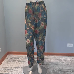 Kathy Ireland Women's Sheer Drawstring Coverup Beach Pants Large Stretch - Picture 1 of 13
