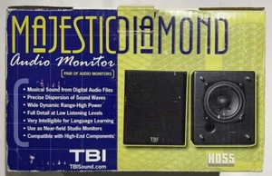 TBI Majestic Diamond HD55 Audio Monitor Speaker Set Pro Consumer Monitors MD-1 - Picture 1 of 11
