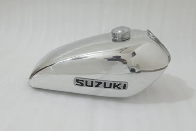 Suzuki TS250 TS 250 1971-76 Aluminium Fuel Petrol Gas Tank +Cap+Badges |Fit For - Image 1 of 4