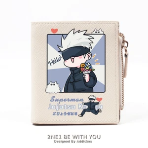 Anime Notecase Jujutsu Kaisen Satoru Gojo Wallet Billfold Pouch Fashion Gift - Picture 1 of 5
