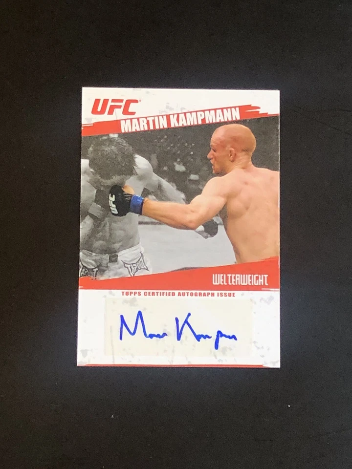 2009 Topps UFC Round 2 Fighter Certified Autograph Martin Kampmann #FA-MK - Image 1 of 1