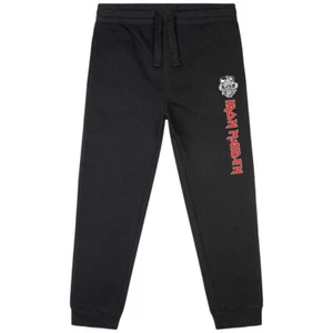 Iron Maiden - Eddie & Logo Kids Joggers 100% Cotton (Organic) - Picture 1 of 6