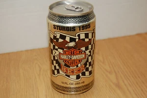 STURGIS 1995 HARLEY DAVIDSON MOTOR CYCLE BEER- FULL- 12 OUNCE - VGC - Picture 1 of 5