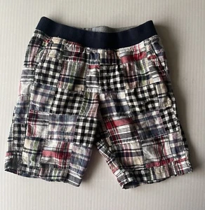 Peek Shorts Jungen L 10 Patchwork marineblau rot weiß Stretchtaille - Bild 1 von 7
