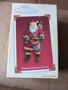 Hallmark Yankee Doodle SANTA Ornament 2005 Andenken PERFEKT für Ihre Sammlung! - Bild 1 von 3