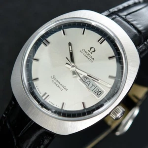 1968's VINTAGE OMEGA SEAMASTER COSMIC AUTOMATIC DAY&DATE DRESS MEN'S WATCH - Picture 1 of 15