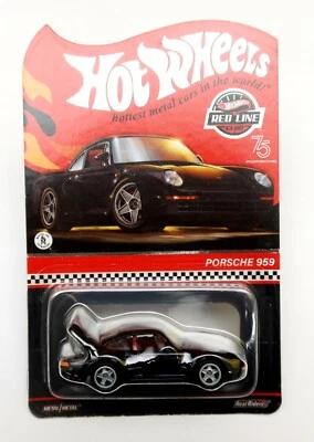 HOT WHEELS PORSCHE 959 RLC HNL18 RED LINE CLUB EDITION NUOVA SIGILLATA - Immagine 1 di 4