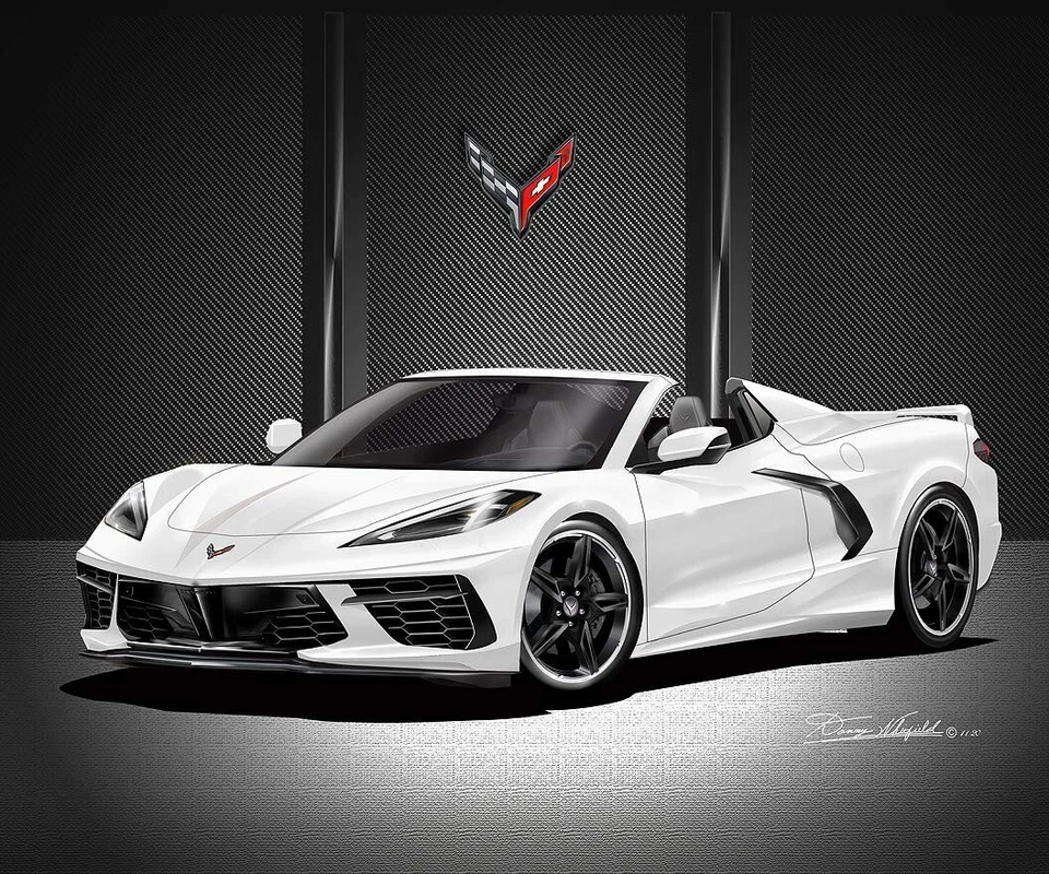 Chevy Corvette C8 трансформируемое лобовое стекло HUD **неоригинальный новый ** - Изображение 1 из 1