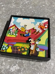 DISNEY DIRECT MICKEY & FRIENDS HOME HELPERS 5 PIN BOXED SET GOOFY MINNIE PLUTO - Picture 1 of 3