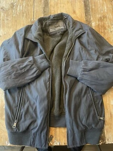 Weatherproof Brand Jacket Mens Black Mix Shell 100% Polyester Lined Zip Jacket - Picture 1 of 6
