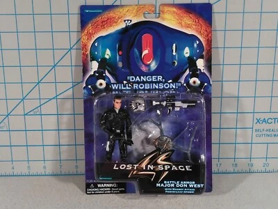 Figura de acción de la película Lost in Space, armadura de batalla Don West, Trendmasters 1997 Foto 1 de 4