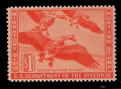 MOMEN: US STAMPS #RW11 MINT OG NH PSAG GRADED CERT XF-90 LOT #82178 - Image 1 of 3