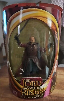 El Señor de los Anillos Rey Theoden En Armadura Figura Las Dos Torres Toy Biz 2002 Nuevo Foto 1 de 4
