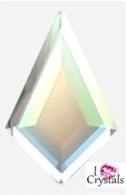 Cometa 6,4 x 4,2 mm Cristal AB IHC 2771 Estrás Plano Austriaco 36 piezas Arte en Uñas Foto 1 de 3