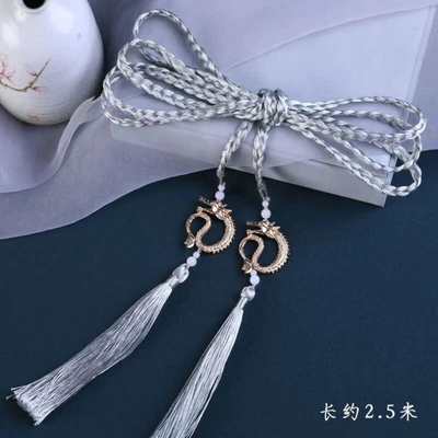 Waist Chain Ancient Style Hanfu Palace Belt Rope Tassel Pendant Pendant Female - Image 1 of 4