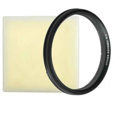 CROSS SCREEN 6x B63 LENS FILTER FOR HASSELBLAD DISTAGON C 50mm 60mm LENS - Image 1 of 4