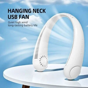 6000mAh Neck Hanging Bladeless Fan – Portable USB Rechargeable Cooler - Picture 1 of 7