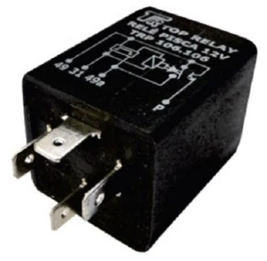  UNIVERSAL FLASHER RELAY 4 TERM. WITH WARNING RE009 REPLACES BOSCH 0335200041 - Bild 1 von 4