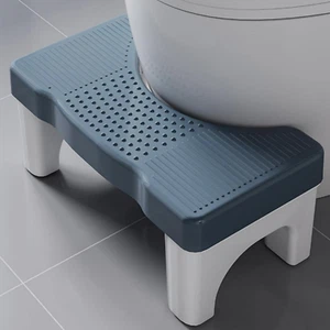 Toilet Stool Poop Stool Adult, Sturdy Plastic Toilet Step for Adults, Portable T - Picture 1 of 12