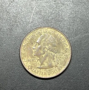 2008-P Hawaii State Quarter (Missing Clad Layer Error On Both Sides) - Picture 1 of 5