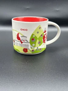 STARBUCKS “You Are Here” Collection OHIO 14 oz Coffee Tea Mug CUP - Picture 1 of 6