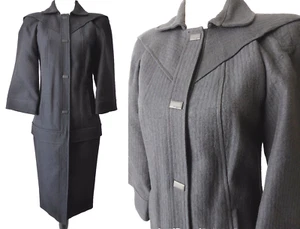 KARL LAGERFELD Women's Coat Made In Italy rrp $2896 NWT Size 8 - 10 US 4-6 EU 40 - Picture 1 of 12