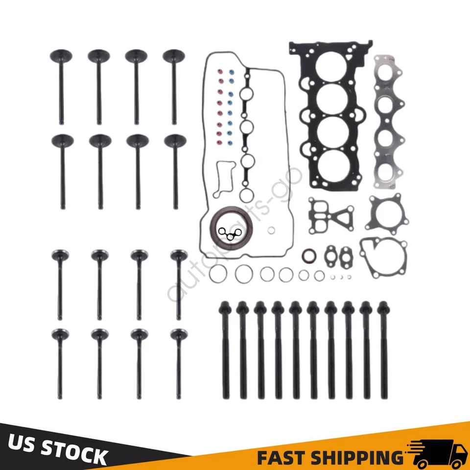 Full Gasket Set Head Bolts HS26554PT For 2012-19 Hyundai Kia Accent Rio 1.6L L4 Foto 1 de 4