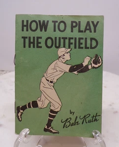 1934-35 Quaker Babe Ruth How To Play Outfield Baseball Available By Mail Order - Picture 1 of 13