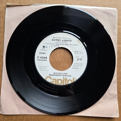 QUICKSILVER MESSENGER SERVICE Gypsy Lights PROMO 45 7" Record Vinyl Records - Image 1 of 2
