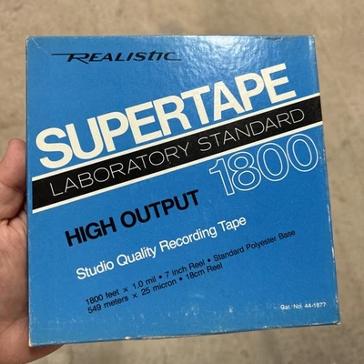 Realistic Supertape 1800 High Output Reel To Reel #44-1877 - Image 1 of 3