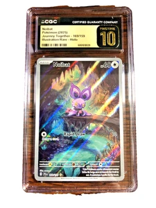 Noibat Illustration Rare #169 - CGC PRISTINE 10 - Journey Together - Pokemon TCG - Picture 1 of 3