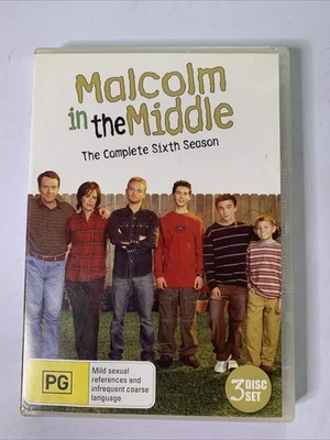 Malcolm In The Middle : The Complete Season 6 (DVD, 2005) Region 4 - Image 1 of 4