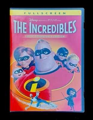 The Incredibles DVD 2-Disc Set Fullscreen with Booklet Disney Pixar - Image 1 of 4